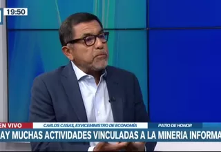 Carlos Casas: Hay muchas actividades vinculadas a la minería informal