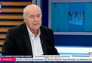 Víctor Andrés García Belaúnde a Alva: Me parece que no es adecuada su nueva bancada